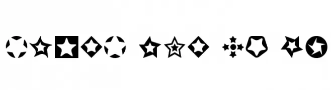 Stars for 3D FX  Fuentes Gratis Descargar