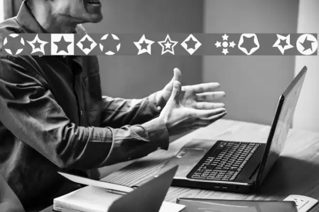 Stars for 3D FX Font examples