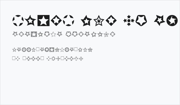 Stars for 3D FX Business Card