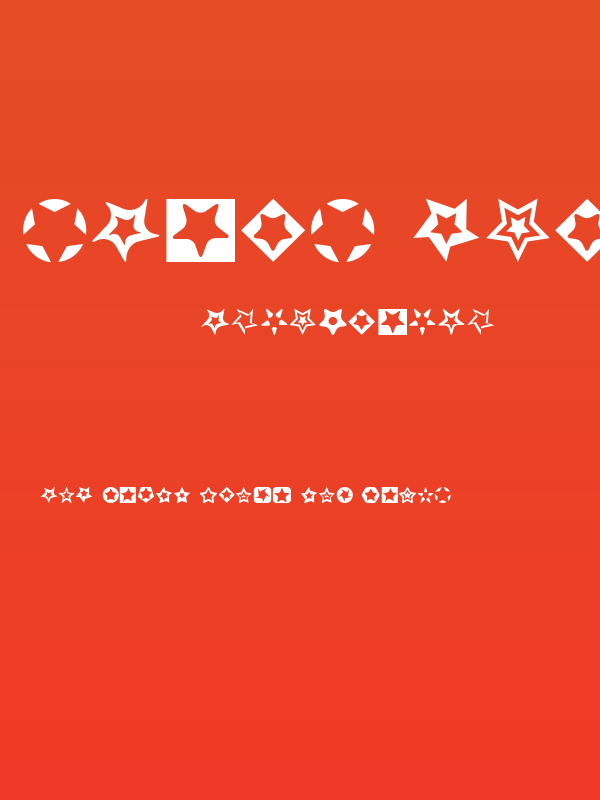 Stars for 3D FX Poster