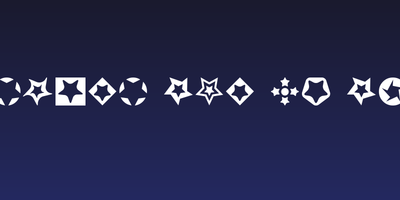Stars for 3D FX Social Header