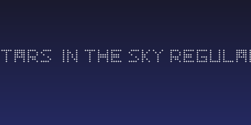 Stars in the sky Regular Social Header