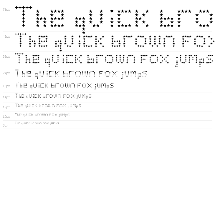 Stars in the sky Regular Waterfall