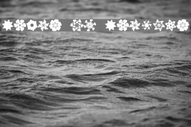 Stars no Stripes Font examples