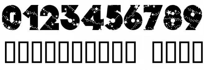 Stars Font OTHER CHARS