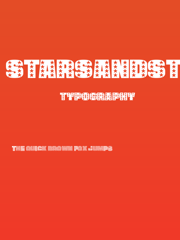 StarsAndStripes-Plain Regular Poster