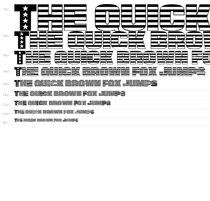 StarsAndStripes-Plain Regular Waterfall