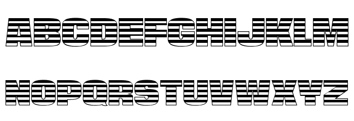 StarsAndStripes-Plain Regular Font LOWERCASE