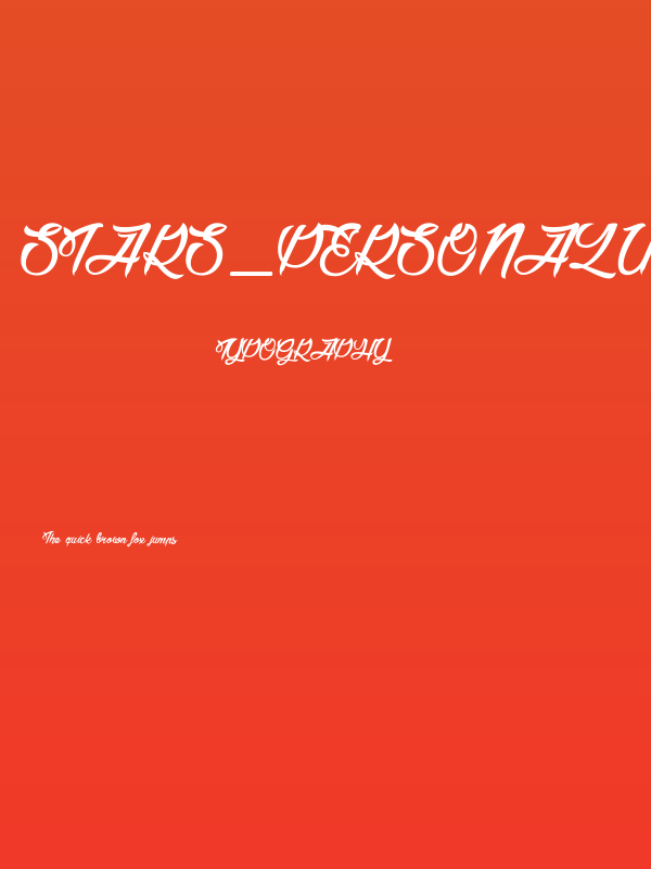 Stars_PersonalUseOnly Poster