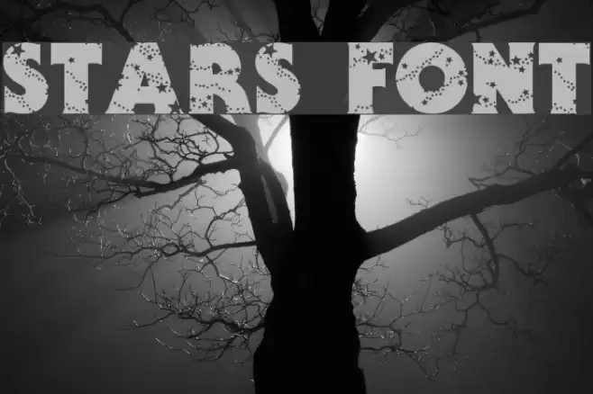 Stars Font examples