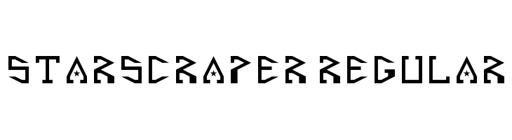 Starscraper Regular  Descarca Fonturi Gratis