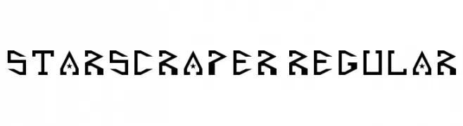 Starscraper Regular  Descarca Fonturi Gratis