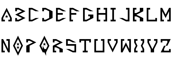 Starscraper Regular Font OTHER CHARS