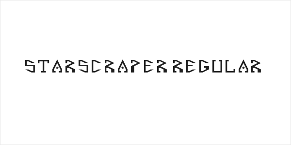 Starscraper Regular Logo