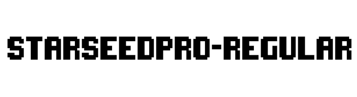 StarseedPro-Regular  font caratteri gratis