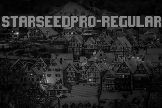 StarseedPro-Regular Font examples