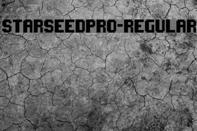 StarseedPro-Regular Font examples