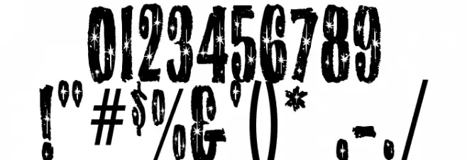 StarshineMF Шрифта ДРУГИЕ символов