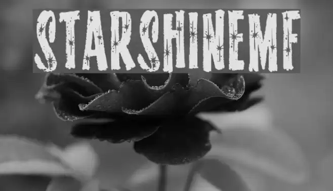 StarshineMF Шрифта examples