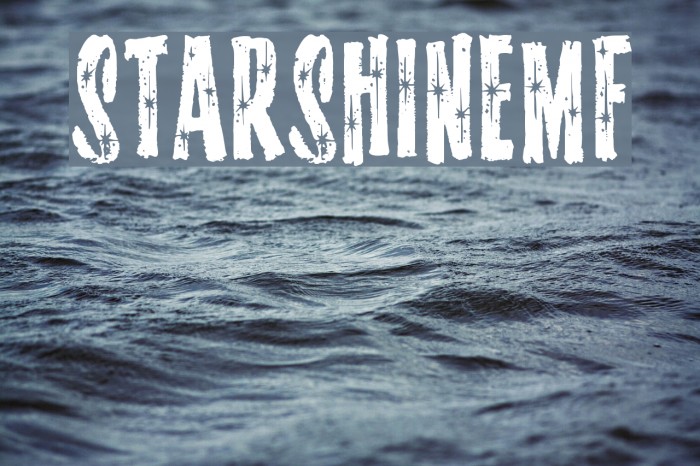StarshineMF Font examples