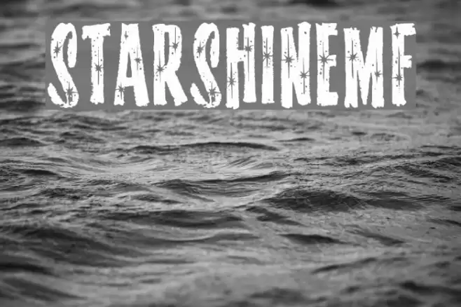 StarshineMF Шрифта examples