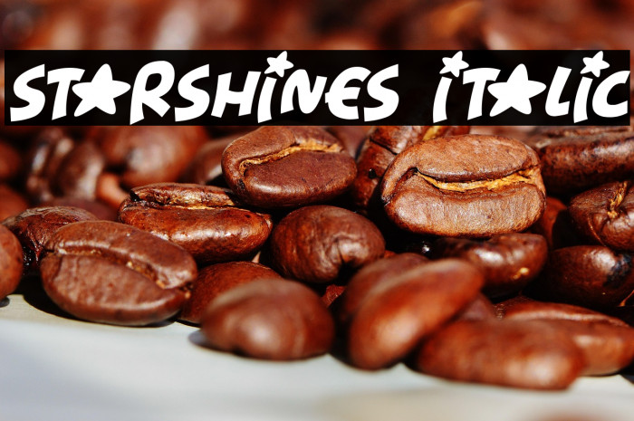 Starshines Italic Example 2