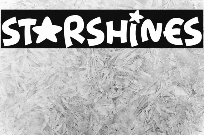 Starshines 字体 examples