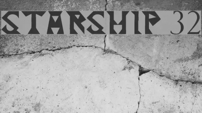 Starship 32 Font examples