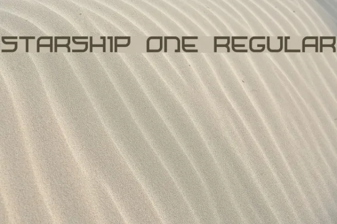 Starship One Regular Example 3