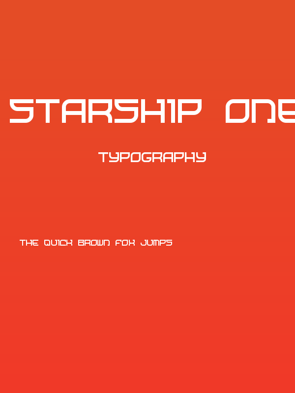 Starship One Regular Poster