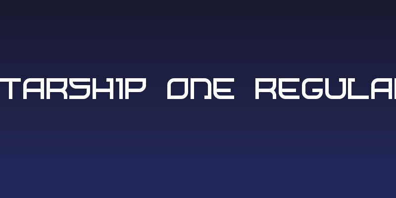 Starship One Regular Social Header