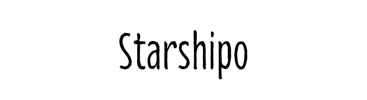 Starshipo  नि: शुल्क फ़ॉन्ट्स डाउनलोड