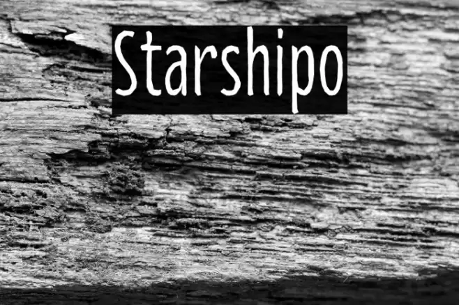 Starshipo Font examples
