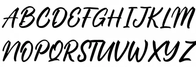 Starships DEMO Schriftart Groß