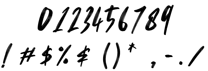 Starshy Regular Font OTHER CHARS