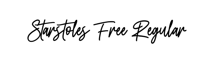 Starstoles Free Regular  नि: शुल्क फ़ॉन्ट्स डाउनलोड