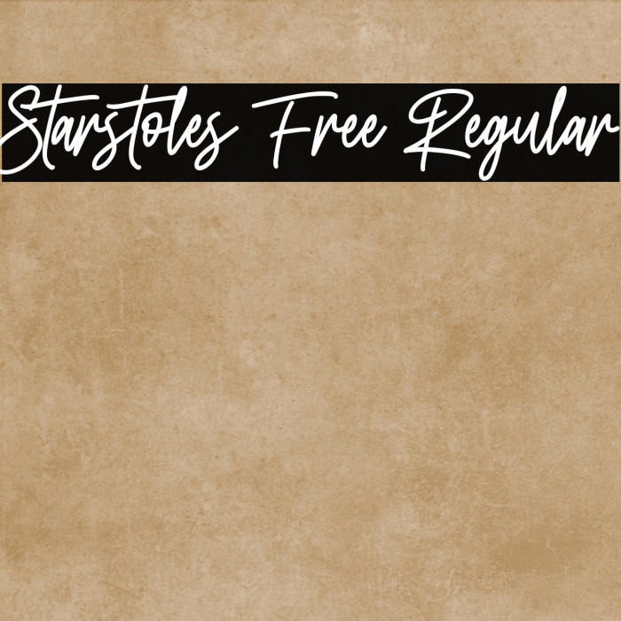 Starstoles Free Regular Example 1