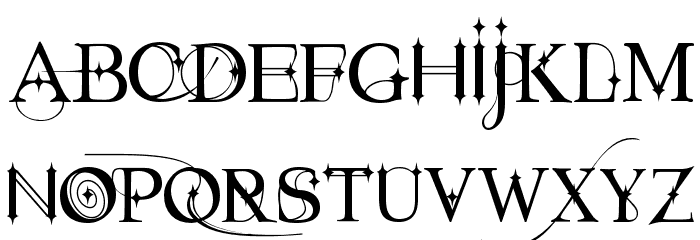 Starstruck Font LOWERCASE
