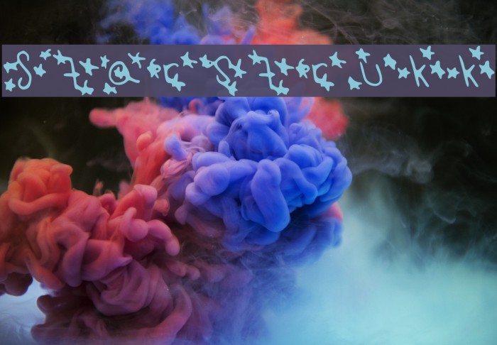 Starstrukk Font examples