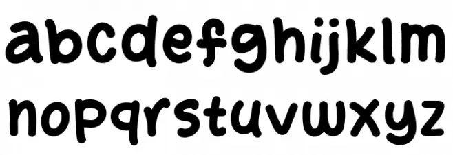 Start Story Schriftart Kleinbuchstaben