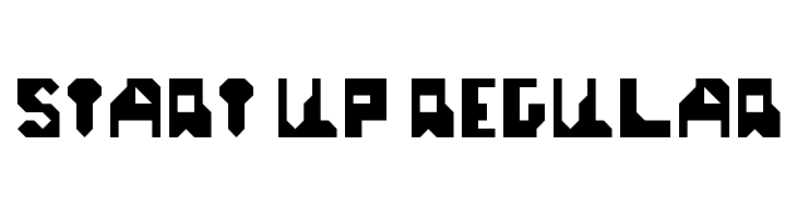 Start Up Regular  Frei Schriftart Herunterladen