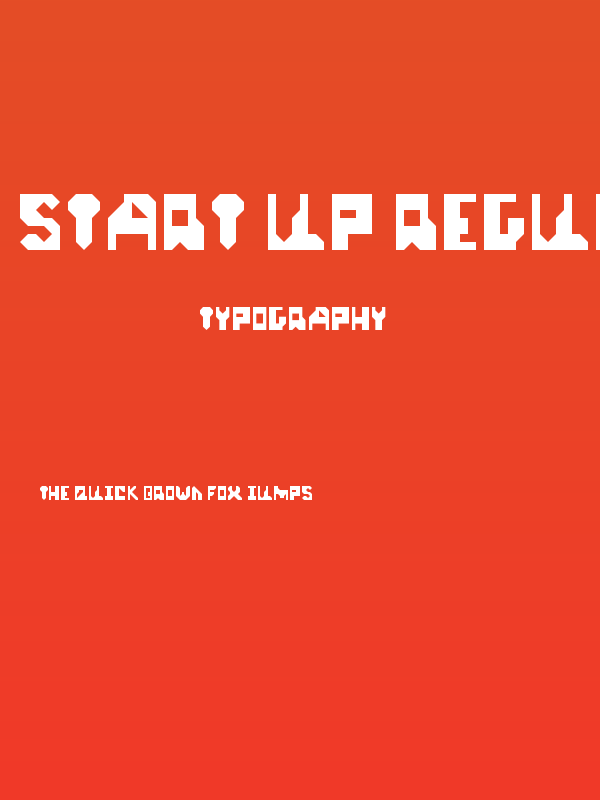 Start Up Regular Poster