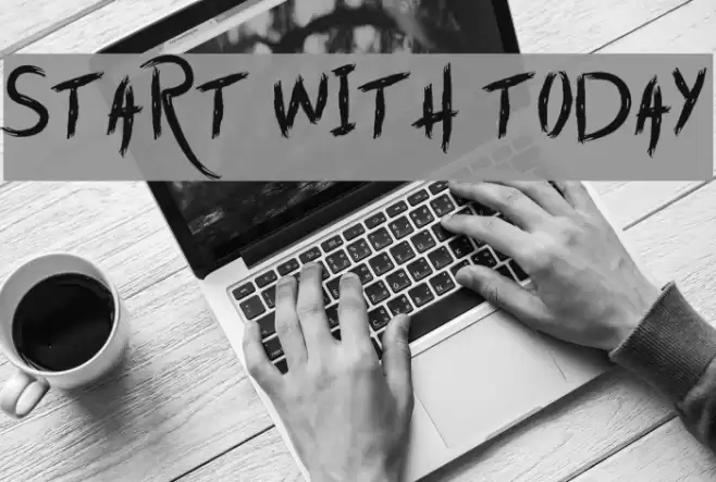 Start with Today Font examples