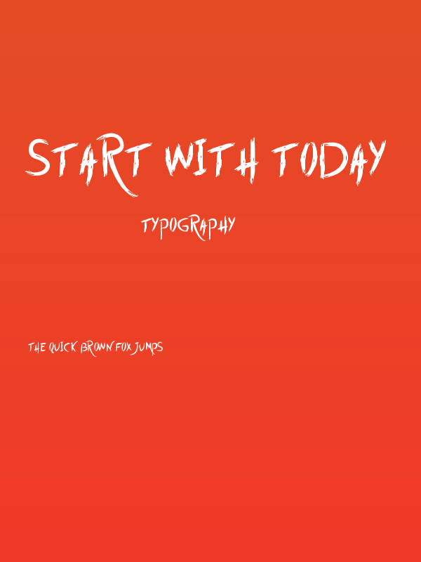 Start with Today Poster