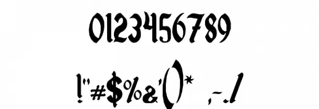 Started by a Mouse Font OTHER CHARS