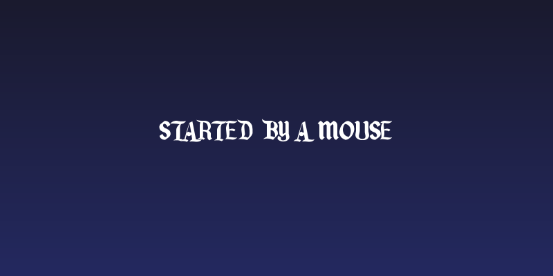 Started by a Mouse Social Header