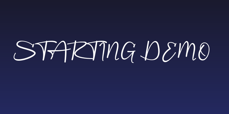 Starting DEMO Social Header