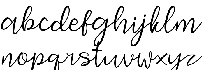 Starting DEMO Font LOWERCASE
