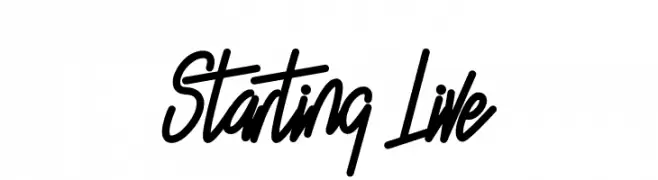 Starting Live  les polices de caractères gratuit tlcharger