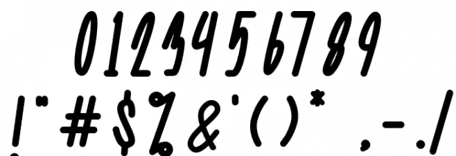 Starting Live Font OTHER CHARS